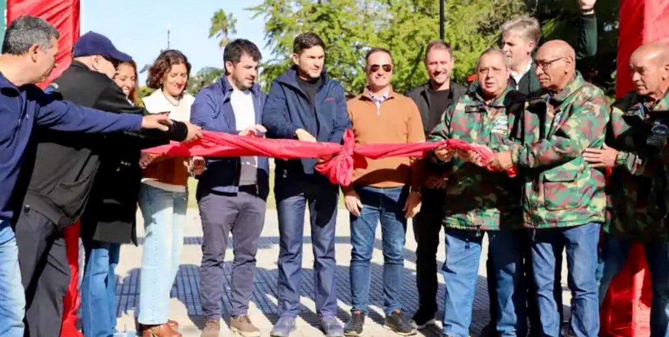 Chiarella destacó la transformación de Venado Tuerto tras la remodelación de la plaza San Martín