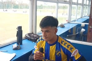 Blanco, otra vez figura. El Litoral y radio Gol, una vez más, lo eligieron como figura. Gentileza.