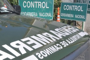 La maniobra fue interceptada por un control de ruta de GNA. Foto: Archivo