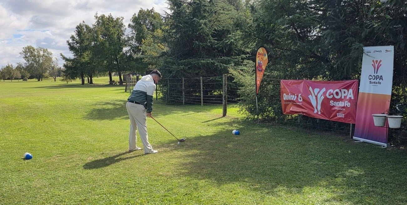 La “mediática” Cañada Rosquín recibió al golf por Copa Santa Fe