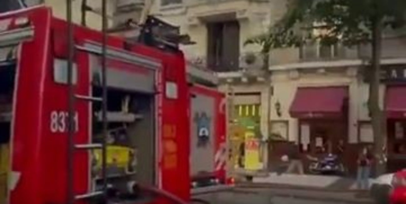 Incendio en un edificio de microcentro porteño: 45 evacuados