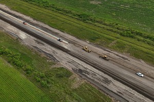 Las obras abarcan más de 37 kilómetros de la Ruta Provincial 1. Foto: Gobierno de Santa Fe