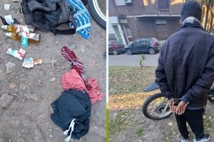 Fue detenido momentos después del robo, con los elementos sustraídos aún en su poder.