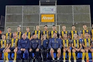 Gran desafío. El que tendrán los varones de El Quillá, quienes competirán en la Súper Liga "A", el máximo nivel del hockey nacional. Crédito: Gentileza