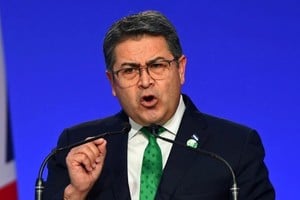 Juan Orlando Hernández, ex presidente de Honduras, protagonista de las filtraciones. Crédito: Reuters