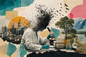 En Argentina se habla frecuentemente de la "fuga de cerebros" como un fenómeno nuevo, pero es una herida cíclica con más de cincuenta años de repetición. Imagen generada por IA (ChatGPT/OpenAI) a partir de un concepto original del autor.