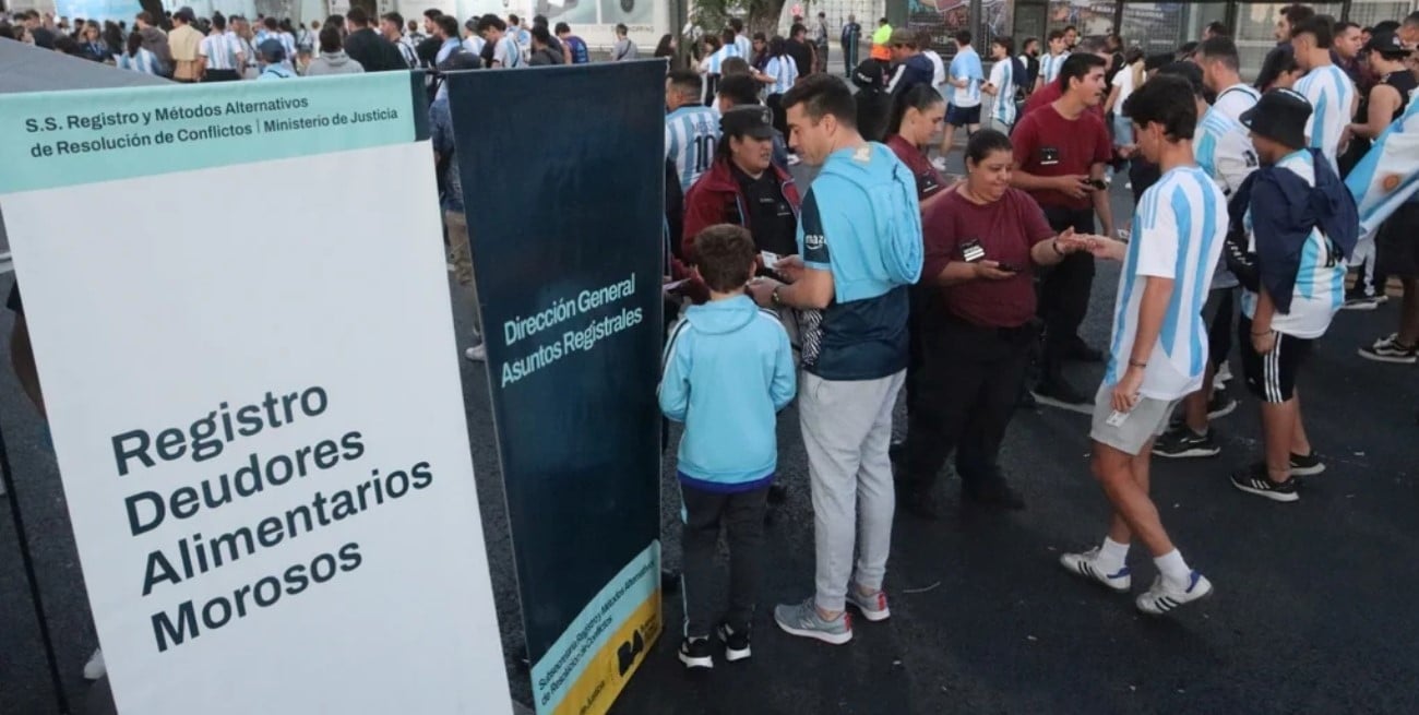 Programa Tribuna Segura: los deudores alimentarios no podrán entrar a las canchas 