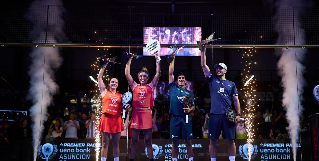 Más de 30.000 espectadores en una nueva edición del Premier Pádel en Asunción