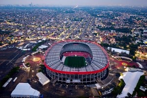 Estadio Azteca de la Ciudad de México, sede del partido inaugural. Créditos: Xinhua/Li Muzi