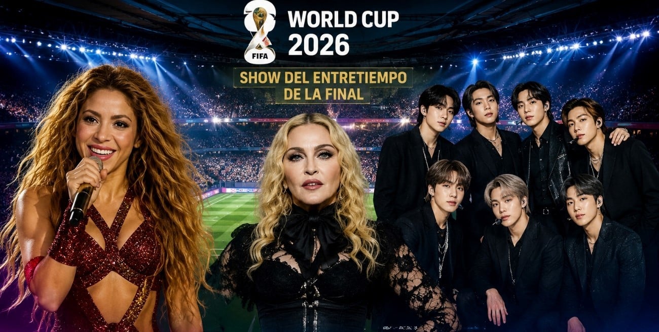 Shakira, Madonna y BTS actuarán en el show del entretiempo de la final del Mundial 2026