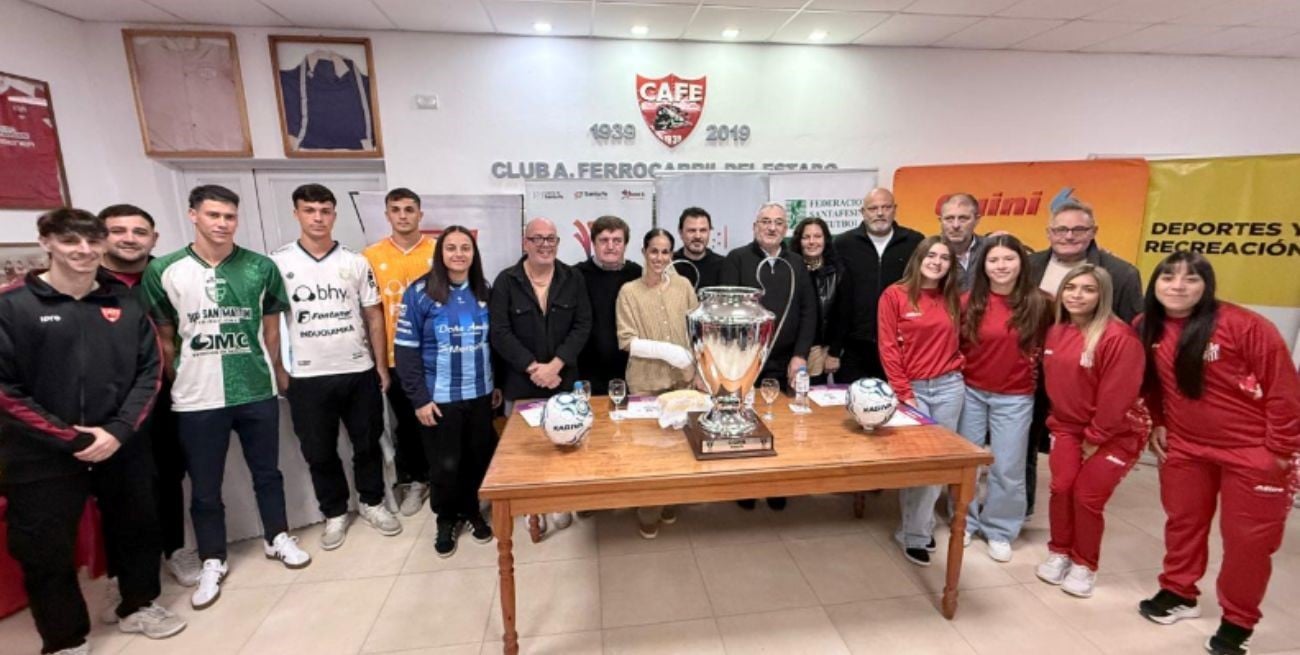 Presentaron la Copa Santa Fe de fútbol masculino y femenino