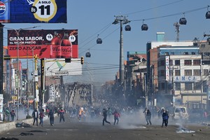 Bolivia despliega un operativo militar y policial para levantar los bloqueos. Credito: REUTERS/Claudia Morales