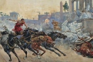 Carrera de cuadrigas, Ulpiano Checa. Museo Ulpiano Checa de Madrid