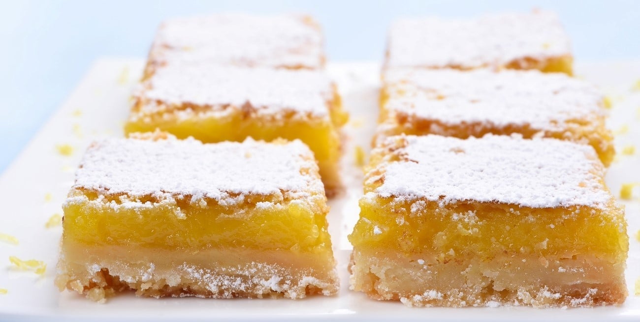 Cuadrados de limón: una receta fácil para preparar este domingo por la tarde