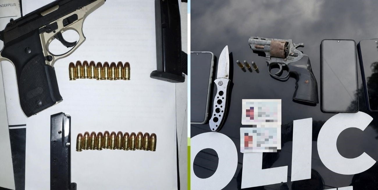 Rosario: siete demorados y tres armas secuestradas en distintos operativos policiales