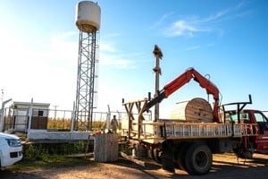 Con un 90 % de avance, culmina una obra clave para el sistema de agua en Casalegno