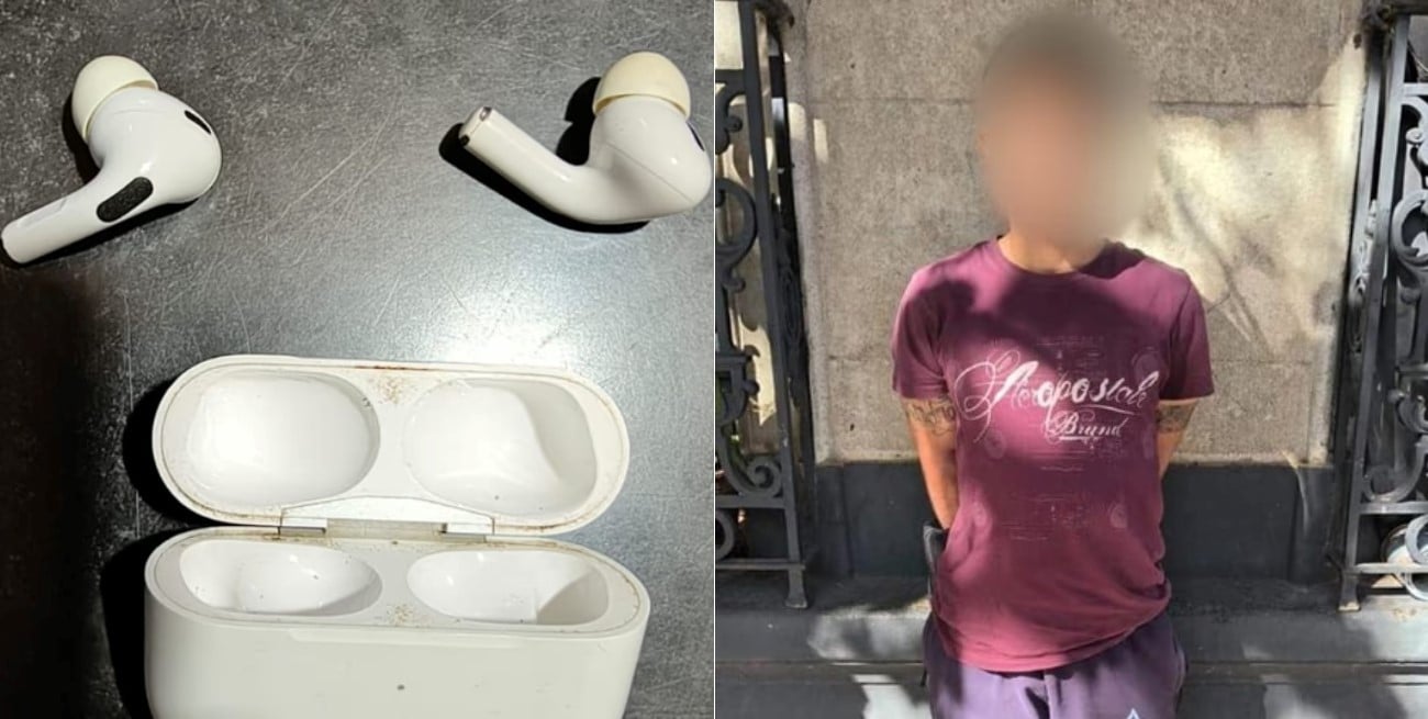 Detuvieron en Villa Crespo a un prófugo rastreado por auriculares robados