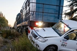 Zona de intenso tránsito ubicada sobre Ruta Nacional 40 y calle Olavarría.