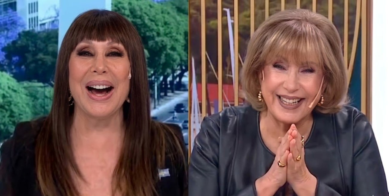 Moria Casán y Georgina Barbarossa se reconciliaron en vivo tras más de 25 años de distanciamiento