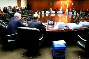 El juez Salmaín compareció ante la comisión de Acusación del Consejo de la Magistratura.
Gentileza diario Perfil