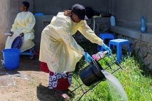 Operativo sanitario en Bunia, Congo, este 22 de mayo. Reuters.