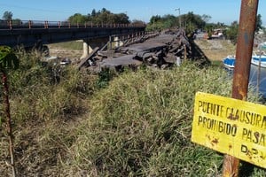 El Puente Palito dejó de ser utilizado en 1995. Fernando Nicola.