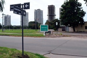 Una vista del sector del parque que será intervenido. Foto: Guillermo Di Salvatore.