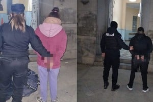 La pareja terminó tras las rejas, acusada de varios delitos. Foto: El Litoral
