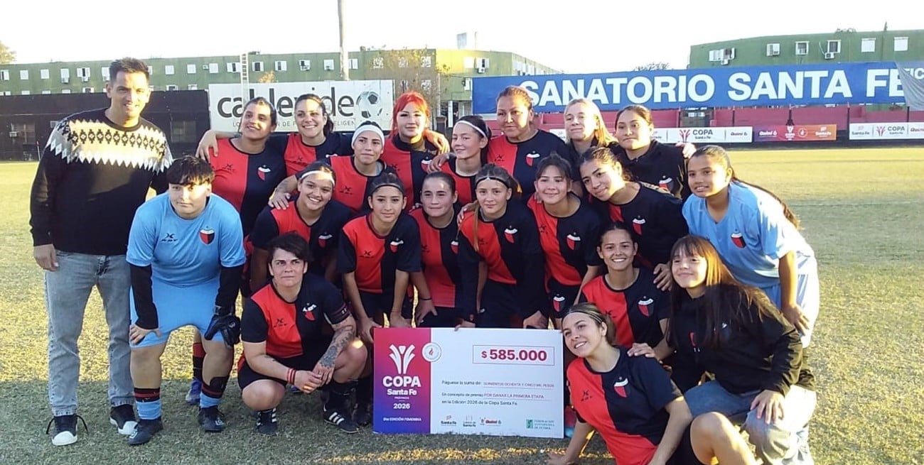 Colón goleó a Barrio Oeste en el Batres y se instaló en la segunda fase de la Copa Santa Fe