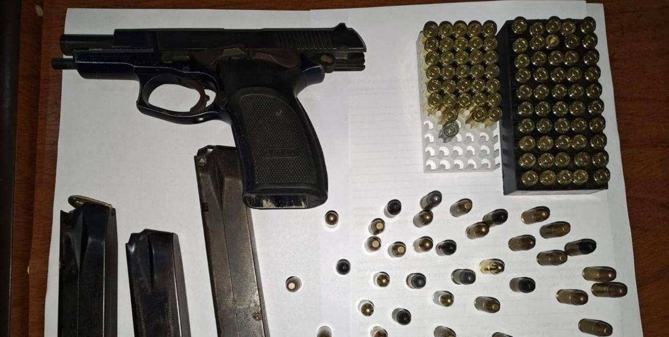 Aprehendieron a un hombre armado tras denuncias por detonaciones