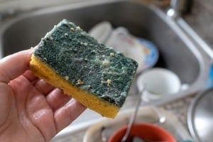 La esponja de cocina es uno de los objetos que más bacterias puede acumular.