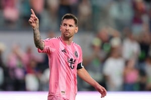 "El regreso de Messi a las canchas estará supeditado estrictamente a su evolución clínica y funcional", explicaron formalmente desde Inter Miami. Foto: Sam Navarro-Imagn Images
