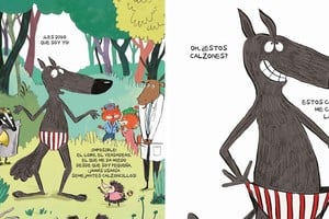 Las ilustraciones de Mayana Itoiz son divertidas y cargadas de simbolismos.
Foto: Libros del Zorzal