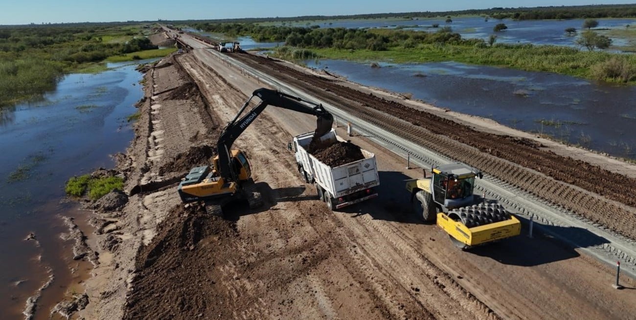 Avanza la reconstrucción del puente sobre el río Salado y de un tramo clave de la Ruta 39