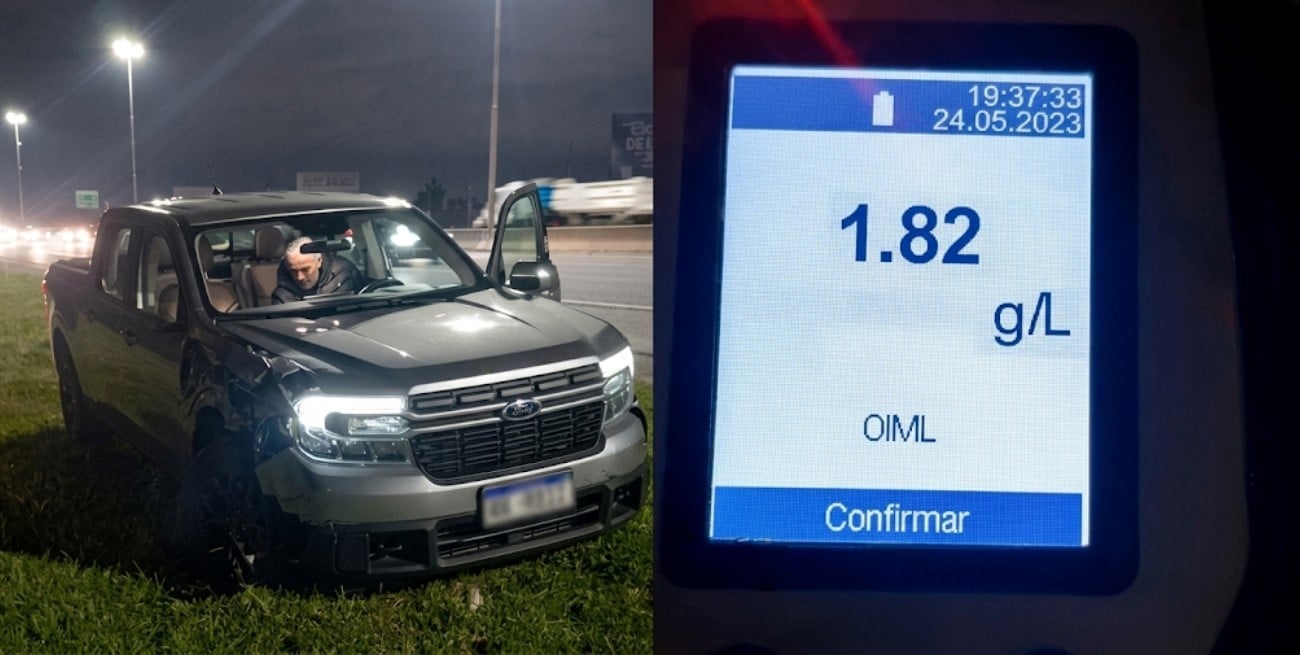 Un conductor alcoholizado atropelló a un policía al escapar de un control en la Autopista Buenos Aires-La Plata