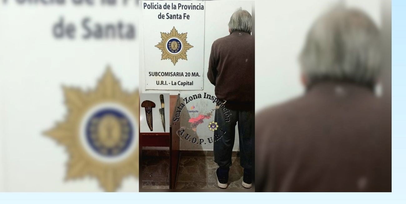 En Arroyo Leyes: amenazó con una cuchilla al chofer y pasajeros de un micro; terminó detenido