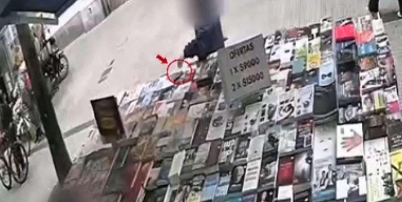 Robó un celular en una librería céntrica pero la siguieron y la atraparon