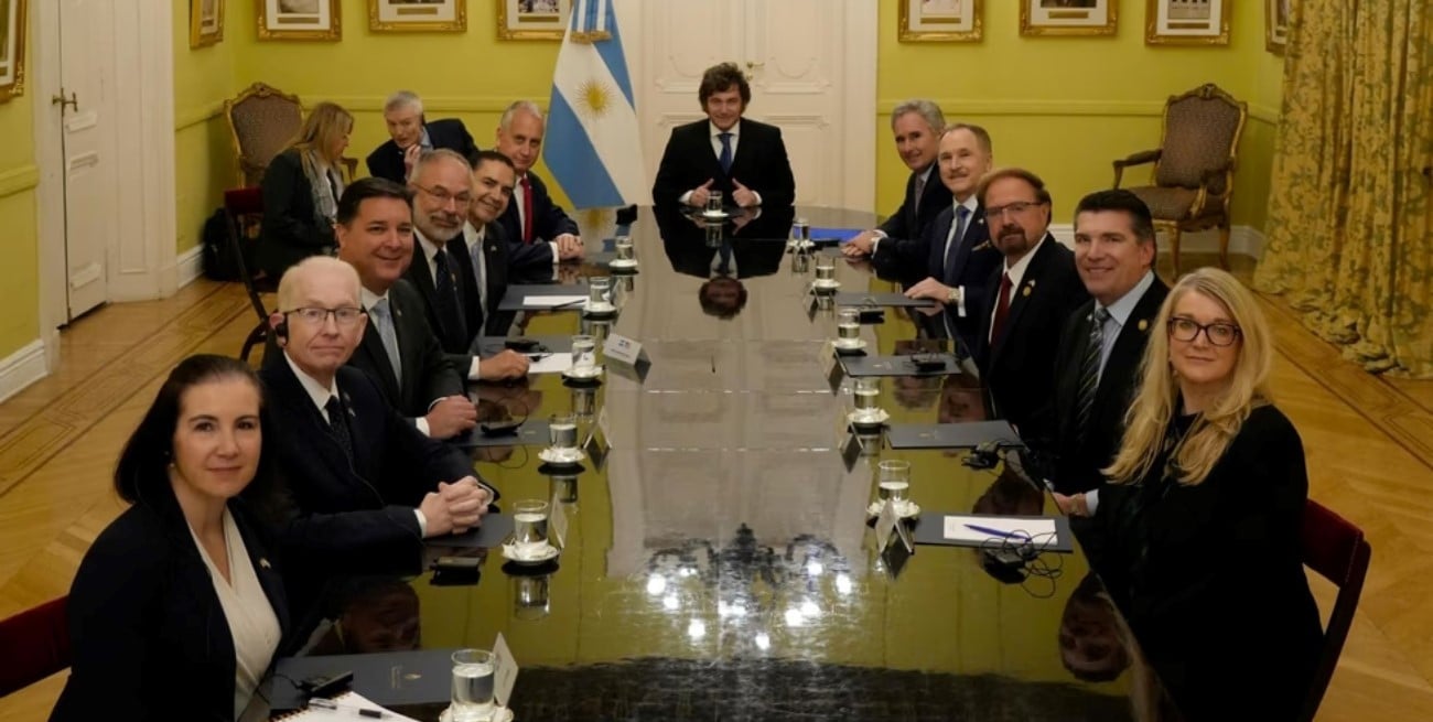 Milei recibió al embajador Lamelas y una serie de congresistas estadounidenses