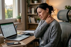 La tensión cervical es uno de los problemas más comunes de la vida moderna