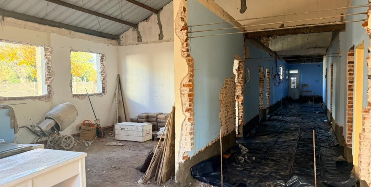 Comenzó la ampliación y remodelación del Samco de Gobernador Crespo