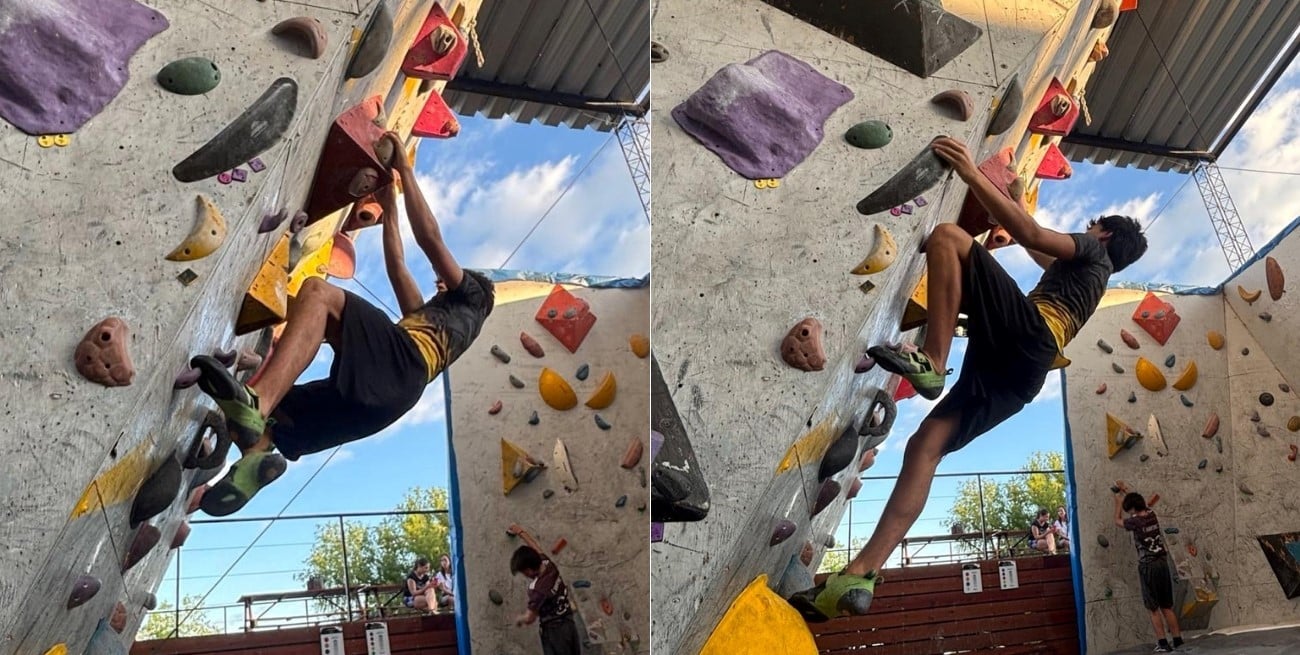Dos santafesinos serán parte del Mundial de Escalada en Italia