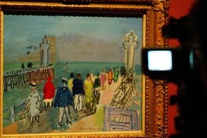 "Los espigones de Trouville-Deauville", de Raoul Dufy. Foto: EFE