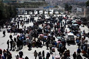 Continúan las manifestaciones en Bolivia. Crédito: Gentileza AFP