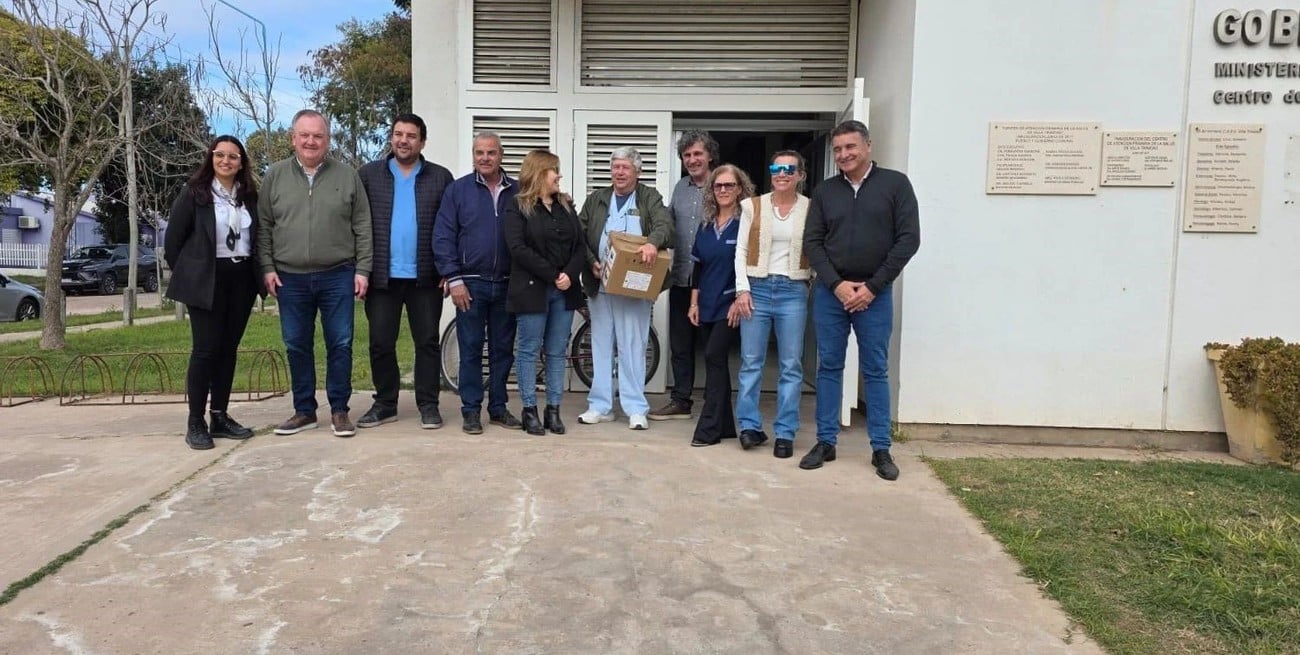 Michlig entregó nuevo equipamiento al SAMCo de Villa Trinidad