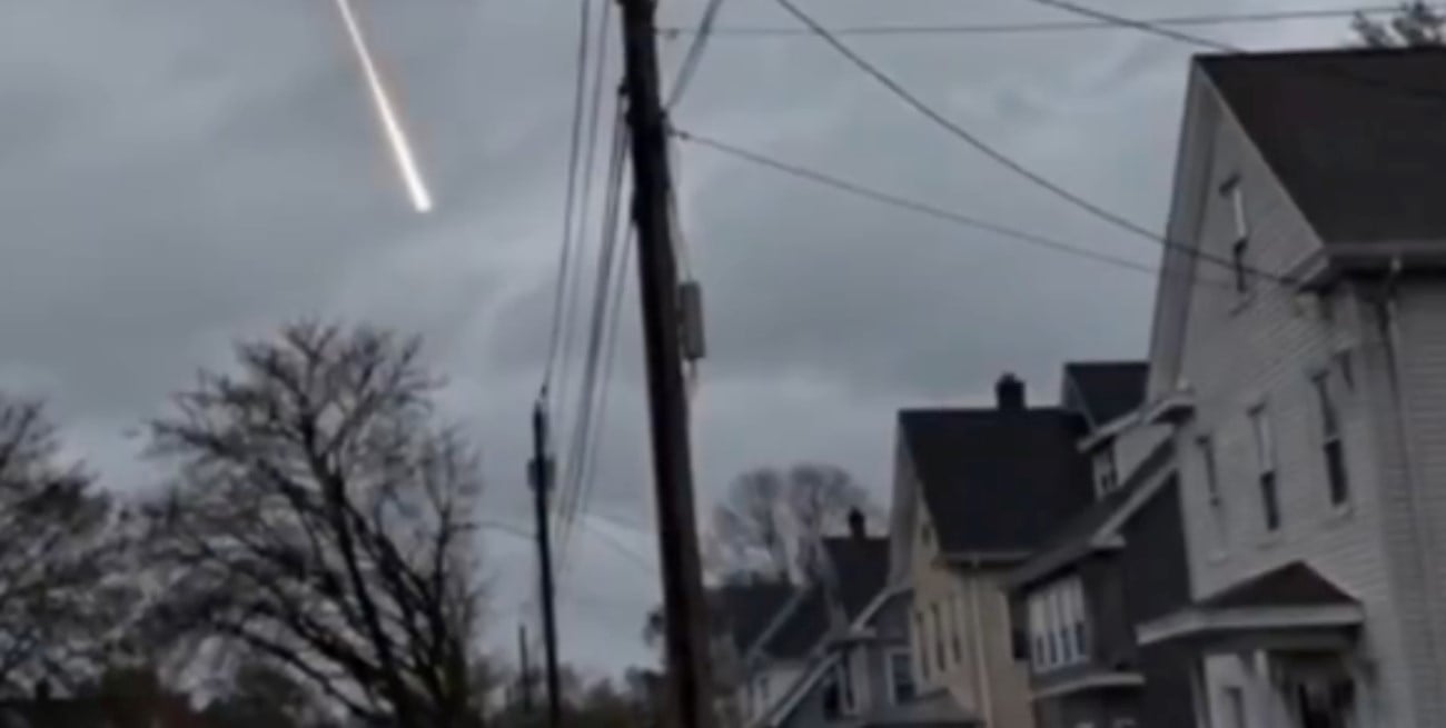 Un meteorito iluminó los cielos de Estados Unidos: fue visto en ocho estados y registrado por la NASA