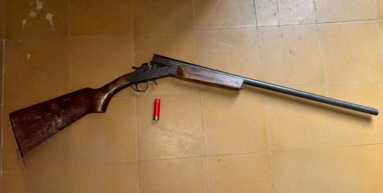 Discutió con su hermana, disparó una escopeta y terminó preso