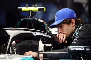 Formula One F1 - Monaco Grand Prix - Circuit de Monaco, Monaco - June 4, 2026
Mercedes' Kimi Antonelli with his car in the garage REUTERS/Manon Cruz