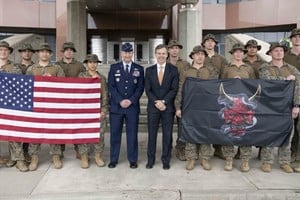 El General Dan Caine estuvo en Caracas para su primera visita oficial al país.