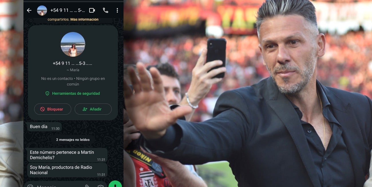 Llaman para entrevistar a Demichelis, pero atiende un docente de Santa Fe: la increíble historia del teléfono equivocado