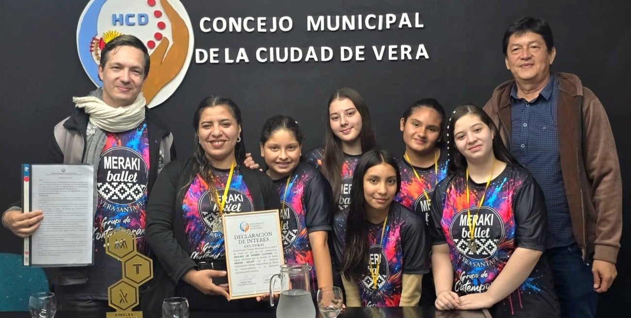 El Concejo Municipal distinguió a Meraki Ballet por su destacada actuación internacional